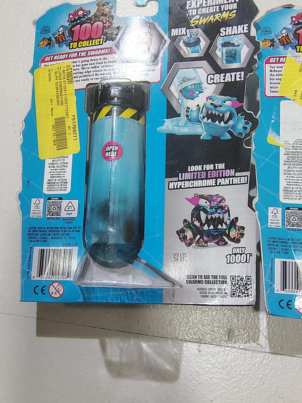 MrBeast Lab Swarms Lot (3 Packs) - Incomplete / 4 Figures Per Pack